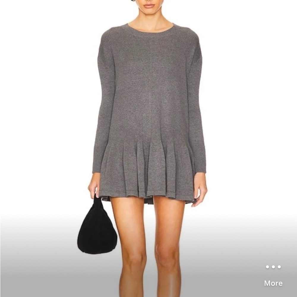 Free People Charcoal Long Sleeve Dress